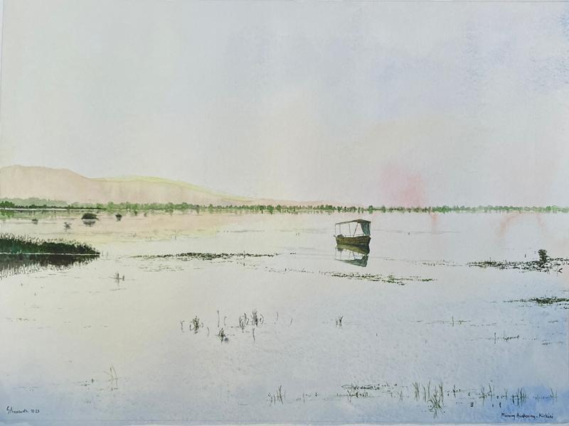 Morning Awakening-Kerkini, 39x28cm